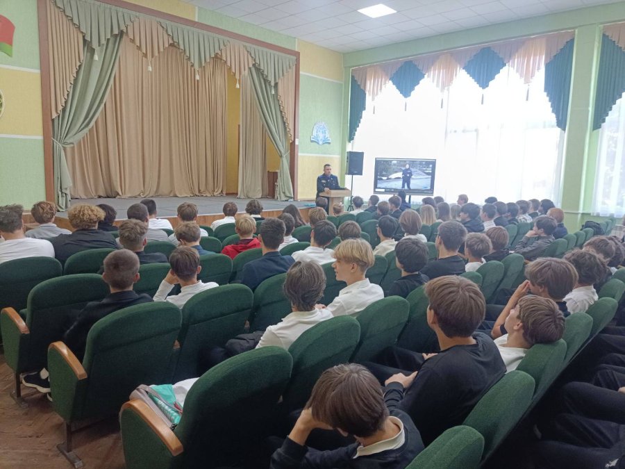Профориентационная встреча с представителями Управления Следственного комитета по Гродненской области