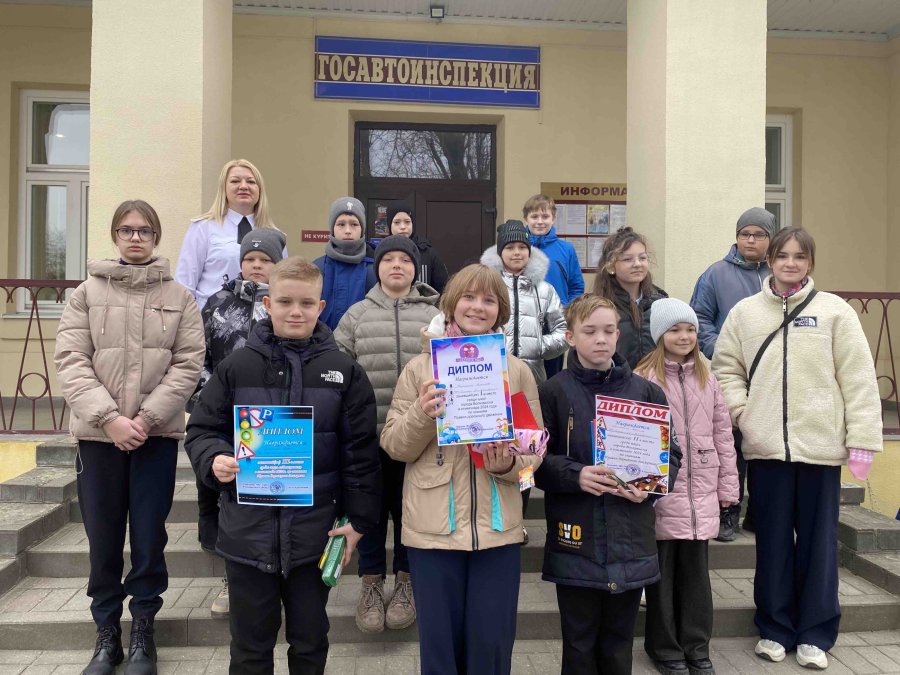 Участие в городской олимпиаде по ПДД