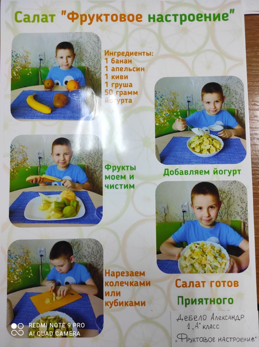 Любимые рецепты моей семьи -неделя здорового питания