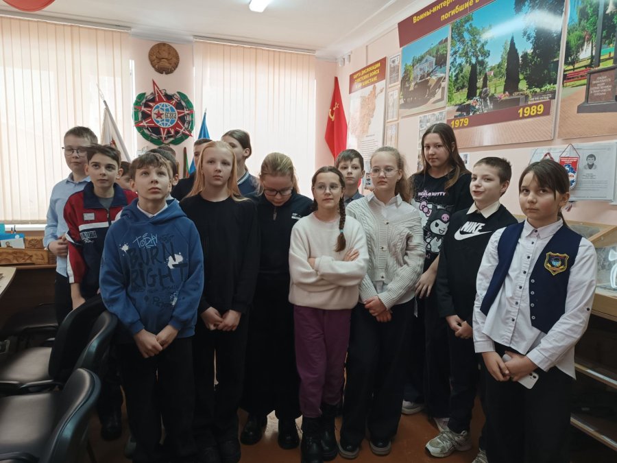 5В, посещение музея воинов-интернационалистов