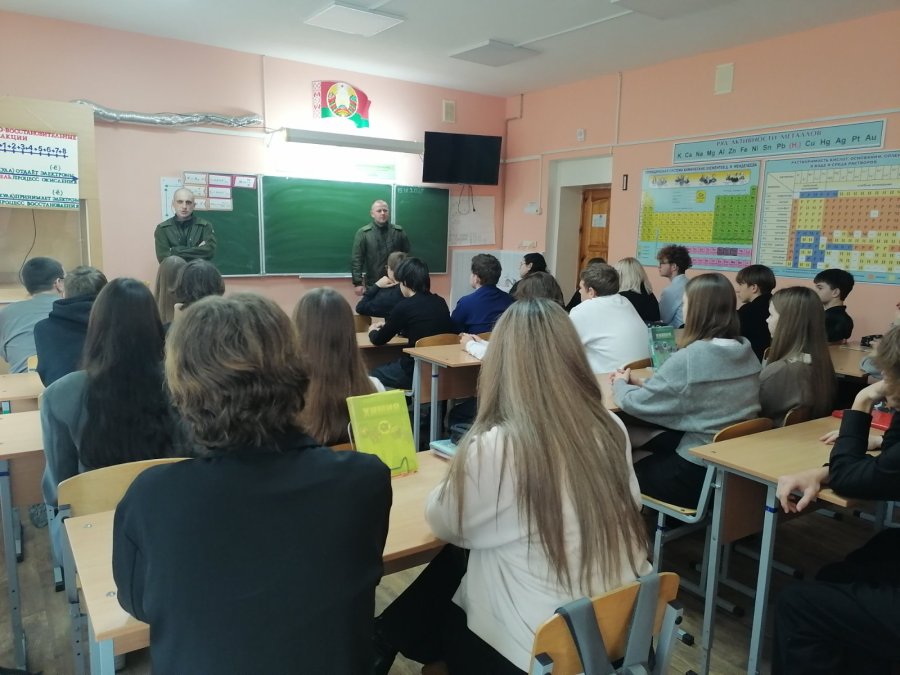 Профориентационная встреча с представителями в/ч 7404